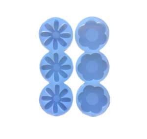 Molde Silicona 3 cavidades Margarita 5cm
